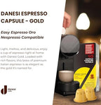 Danesi Caffe Italian Coffee Capsules - Medium Roast Espresso Coffee Pods for Home & Office Use - Premium Italian Oro Blend, 50-Count Pack
