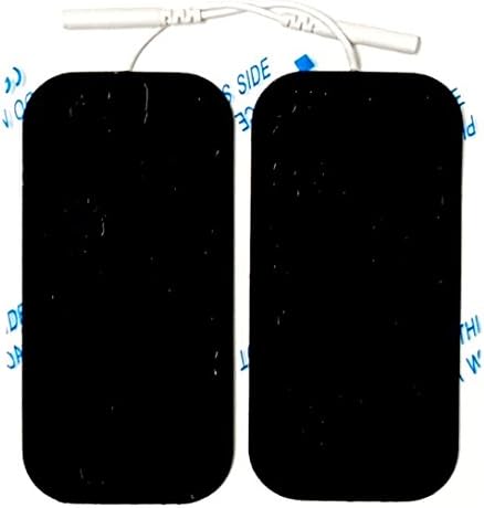 Acuzone Premium TENS Unit 40 PCS Electrodes 2"x4" Rectangular Electrode for TENS Massage EMS