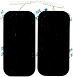 Acuzone Premium TENS Unit 40 PCS Electrodes 2"x4" Rectangular Electrode for TENS Massage EMS