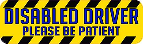 StickerTalk Disabled Driver Vinyl Sticker,