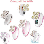 5 Blades Women Shaver Replacement Heads for Head Shaver and Many Brands 5 Blades Replacement Shaver Head Blade 5 Heads Beard Electric Razor Shaver Head