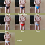 Men Ultra-thin Seamless Thong Ice Silk Underwear Male Sexy U Pouch T-back Bikini Low Rise Brief