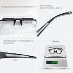 okcsc Lazy Reading Glasses Light Thinner Horizontal HD Glasses for Lying Down to Watch TV/Mobile Reading Books 90°Angle Prism Lazy Readers Glasses