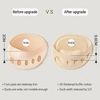3 Pairs Ball of Foot Cushion Pads Honeycomb Fabric Forefoot Socks Pads Women's Invisible Toeless Half Socks Metatarsal Pads for Women Forefoot Care