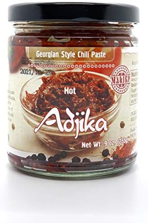 Adjika-Georgian Style Chili Paste (HOT) 1 Jar 9 OZ (255g)