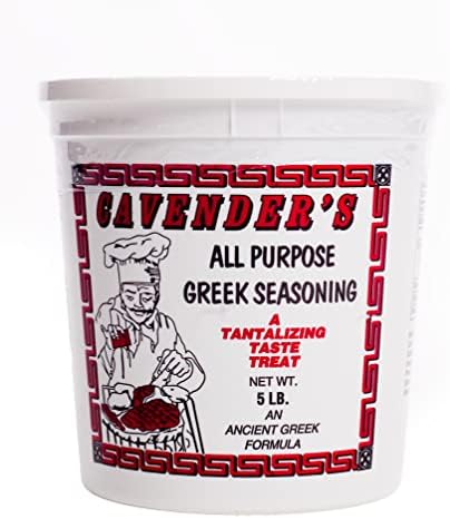 Cavender's All Purpose Greek Seasoning 5 lbs Tub Bulk