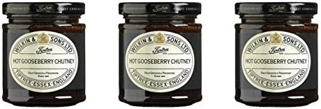 (3 Pack) - Tiptree - Hot Gooseberry Chutney | 230g | 3 Pack Bundle