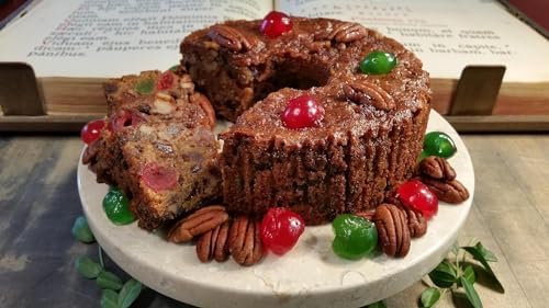 Assumption Abbey Fruit Cake in Traditional Tin, 2 lbs