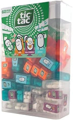 TIC TAC Box with 60 Mini Boxes (Mint, Orange, Spearmint, Peach and Passion fruit) 234g by Tic Tac
