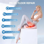 Portable Pelvic Floor Muscle Trainer, Kegel Exerciser for Postpartum Recovery & Bladder Control, Non-Invasive Pelvic Toner for Women and Men, Home Use