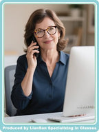 LianSan Reading Glasses for Women - Stylish Blue Light Blocking Computer Readers with Spring Hinge(Tortoise,1.0x)