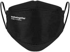 evolvetogether Rio de Janeiro Everyday Adjustable Face Masks For Adult Women & Men | Comfortable, Disposable, Lightweight & Breathable | 6-Ply Design for a Secure Fit | SGS tested (Black, 5 Count)