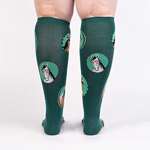 Let That Shiitake Go Women's Wide Calf Knee High Socks