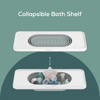 Angelcare Bath Shelf | Fits Standard Bathtubs Up to 28" Wide | Collapsible Drain-Through Basket | Lightweight Bathtub Caddy & Toy Organizer | Durable, Water-Resistant and Easy to Clean