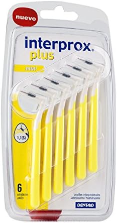 VITIS DENTAID Interprox Plus Mini White Toothbrush, Unisex Adults, Battery Powered, 6 UI