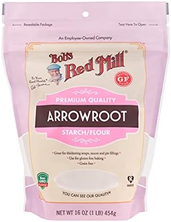 Bob's Red Mill Arrowroot Starch, 16oz (Pack of 4) - Non GMO, Vegan, Paleo Friendly, Kosher