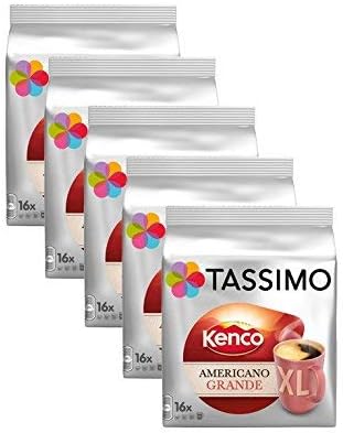 Tassimo Kenco Americano Grande (Pack Of 5) 16 T-Discs