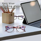 5 Pack Reading Glasses Blue Light Blocking for Women,Computer Readers with Spring Hinge