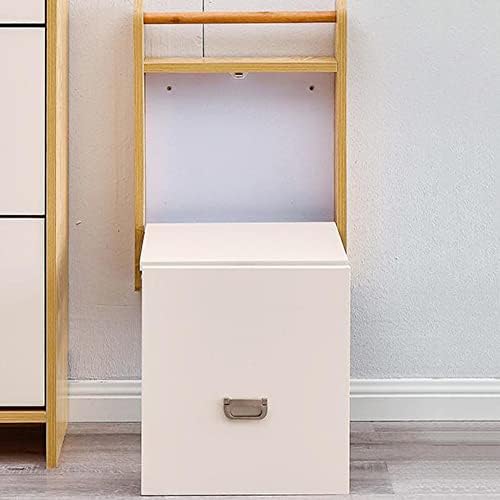 HanDuo Folding Chair Wall-Mounted Shoes Changing Stool Bench Solid Wood Hallway/Entryway Stool Bench Foldable with Support Legs