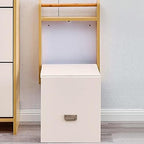 HanDuo Folding Chair Wall-Mounted Shoes Changing Stool Bench Solid Wood Hallway/Entryway Stool Bench Foldable with Support Legs