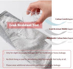 Women's Washable Incontinence Underwear for Light Leaks, Breathable Cotton 3-Layer Leakproof High-Waist Panties, Lightweight Stress Incontinence Protective Briefs Without Thick Pad (XL)
