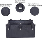 AROUY Walker Bag Under Seat for Four Wheel Rollator, Rollator Bag Tote Organizer Pouch Storage to Walkers for Senoirs, Walker Accessories (Black, M)