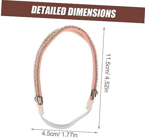 Vaguelly Adjustable High Heel Shoe Straps 2 Pairs of Replaceable Ankle Bands for Women Fixing Heel Strap for Secure Fit for Daily Use