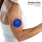 Adhesive Patches for G7,20Pack Waterproof Flexible & Breathable Full Covers,Latex-Free Overlay Patch for G7 Sensor,Cotton Tape for 10+Days Long Stay Hypoallergenic Medical Glue (Mixed)