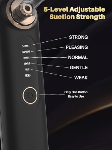 Voraiya Tonsil Stone Removal Vacuum Kit with 5 Mode Suction, 10 in 1 Electronic, Oral Irrigator, Tongue Scraper, Oral lamp & 5X Magnifying Mirror Included for Fresh Breath