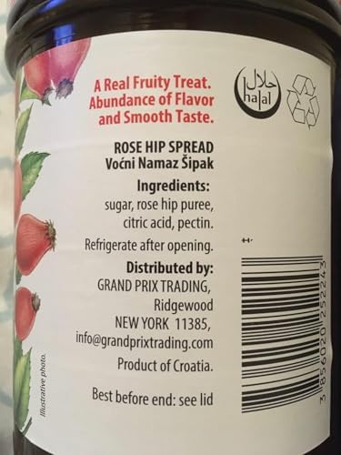 Rose Hip Jam 23.6oz Set of 2*Jars (Each 670g Total 46.12oz)