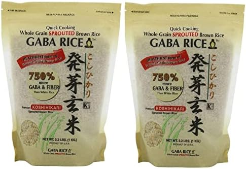 GABA - Sprouted Brown Rice 2.2LB 2 Packs in Sprout Talk's Package