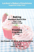 LorAnn Oils Orange Bakery Emulsion: True Essence, Ideal for Boosting Fruit Tones in Cakes, Cookies & Desserts, Gluten-Free, Keto-Friendly, Extract Substitute Essential for Your Kitchen, 16 Oz