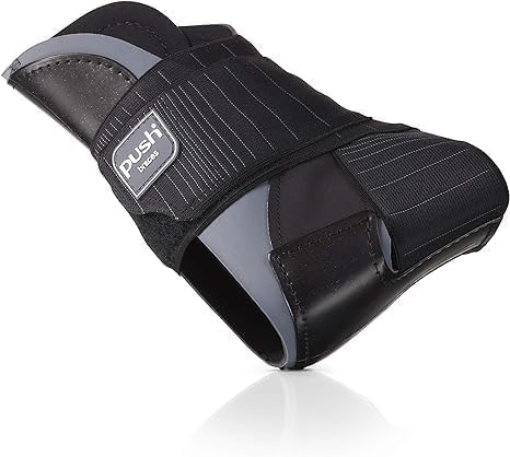 PUSH Ortho Ankle Brace Aequi - Stabilizer for Sprain, Injury, Instability, Fracture, Arthritis - Compression Support, Comfortable Fit, Moisture-Wicking (Left-Size 2)