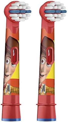 Oral-B Kids Extra Soft Replacement Brush Heads featuring Disney Pixar Toy Story, Ages 3+, 2 count