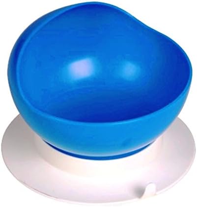 Maddak SP Ableware Scooper Bowl with Suction Cup Base, Blue