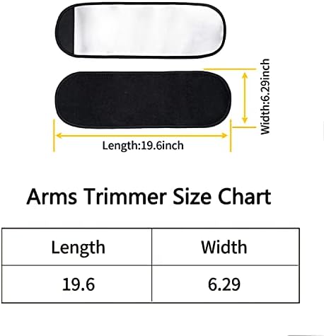 Arm Trimmers for Women Men Sauna Sweat Arm Trainer Adjustable Sweat Shaper Bands a pair