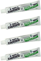 Pasta del Capitano Antitartaro Toothpaste 100ml 3.53oz, Pack of 4