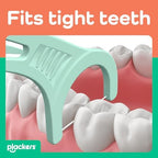 Plackers® Micro Line® Floss Picks - Intense Mint, Floss Fiber Made Without PTFE, 150 Count
