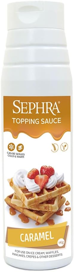 Sephra Topping/Dessert Sauce - 2.2lb Squeezy Bottle (Caramel)