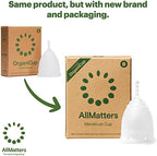 Menstrual Cup by AllMatters - Size B - Superior to Pads & Tampons - Voted Best Menstrual Cup by Reviewed - Made in Germany - Soft and Flexible