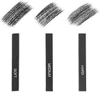 Pacific Arc Compressed Charcoal Sticks Soft 12 Pack for Drawing, Sketching, and Shading