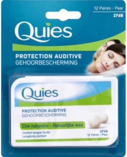 Quies Wax Ear Plugs - 12 pairs