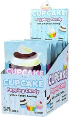 Koko's Cupcake Popping Candy with Candy Coating, 0.53 Ounces - 20 Count Display Box