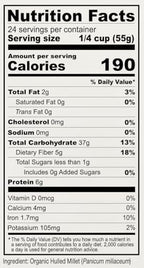 Anthony's Organic Hulled Millet, 3 lb, Gluten Free, Grown in the USA