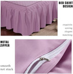 Washable Bed Cover with Skirt - Beau Spa Couch Protector, All-Round Wrap for Mattress, Table, and Face Hole - Perfect for and Spa Use