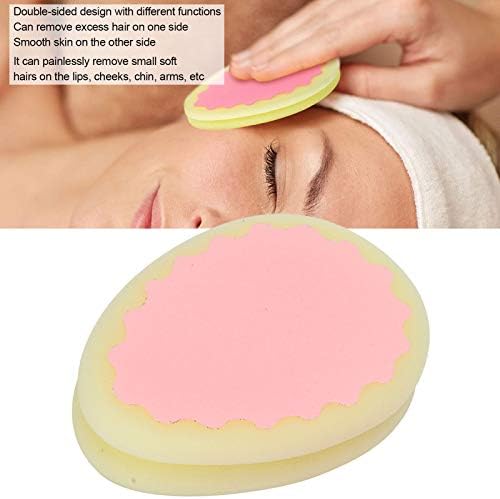 Painless Hair Removal Sponge for Women, Reusable DoubleSided Hair Removal Pads Sponge for Arm Leg Body, Reusable Physical Hair Removal Tool (3pcs)