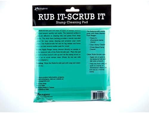 Ranger Inkssentials Rub-It Scrub-It Stamp Cleaning Pad 6" x 6"