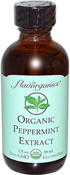 FLAVORGANICS Organic Pure Peppermint Extract, 2 FZ