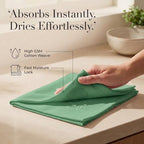 Urban Villa Cloth Napkins Set of 12 20x20 Inches 100% Cotton Napkins Cloth Washable Durable Reusable Absorbent Table Dinner Napkins Cloth for Christmas Parties Hotel Lunch Restaurant Weddings - Green