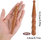 2Pcs Acupoint Massage Pen,Shimmeroo Wooden Massage Tools Acupressure Pen Traditional Pressure Point Tool for Relaxing Body Hand Foot